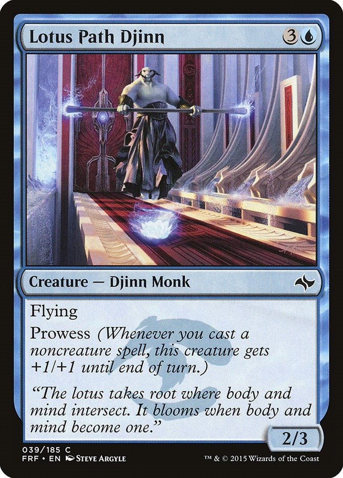 Image for Lotus Path Djinn (39) [Fate Reforged] - Magic: The Gathering