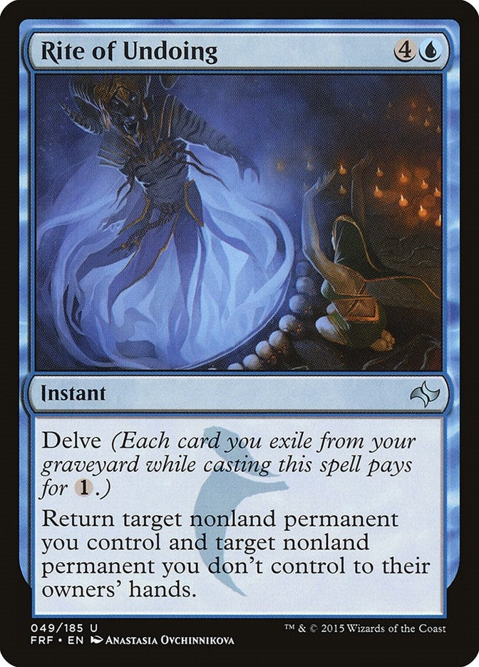 Image for Rite of Undoing (49) [Fate Reforged] - Magic: The Gathering