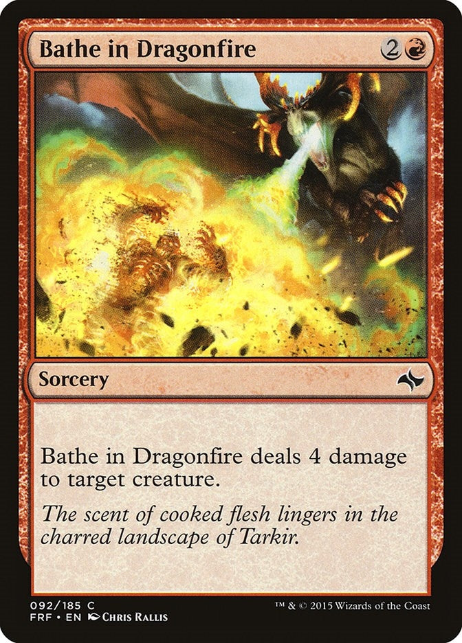 Image for Bathe in Dragonfire (92) [Fate Reforged] - Magic: The Gathering