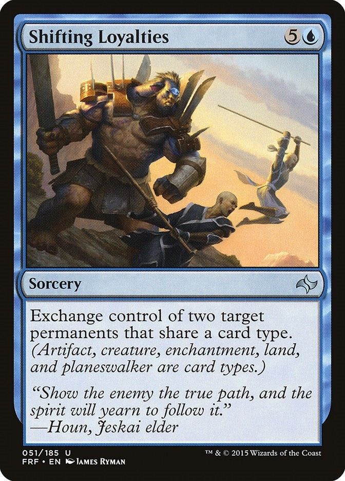 Image for Shifting Loyalties (51) [Fate Reforged] - Magic: The Gathering