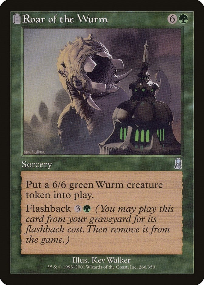Image for Roar of the Wurm (266) [Odyssey] - Magic: The Gathering