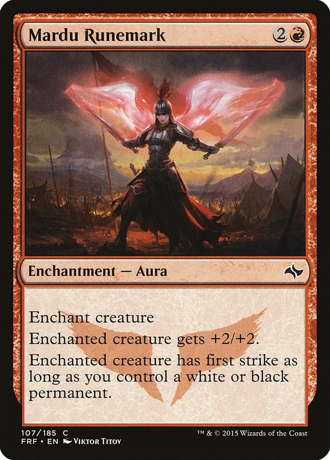Image for Mardu Runemark (107) [Fate Reforged] - Magic: The Gathering