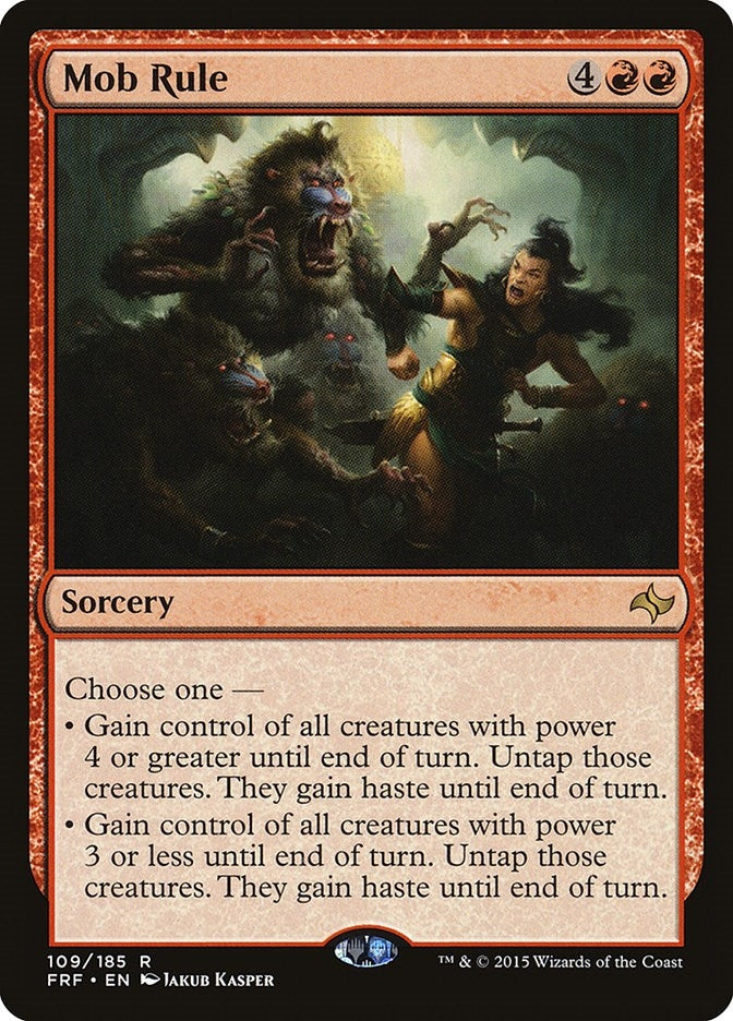 Image for Mob Rule (109) [Fate Reforged] - Magic: The Gathering