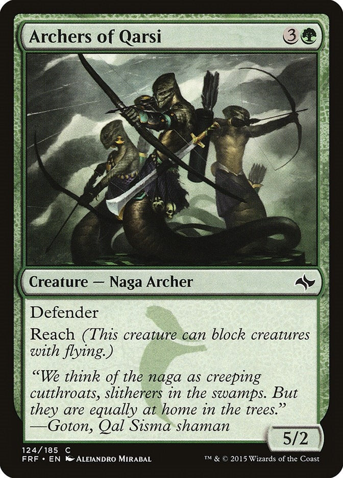 Image for Archers of Qarsi (124) [Fate Reforged] - Magic: The Gathering