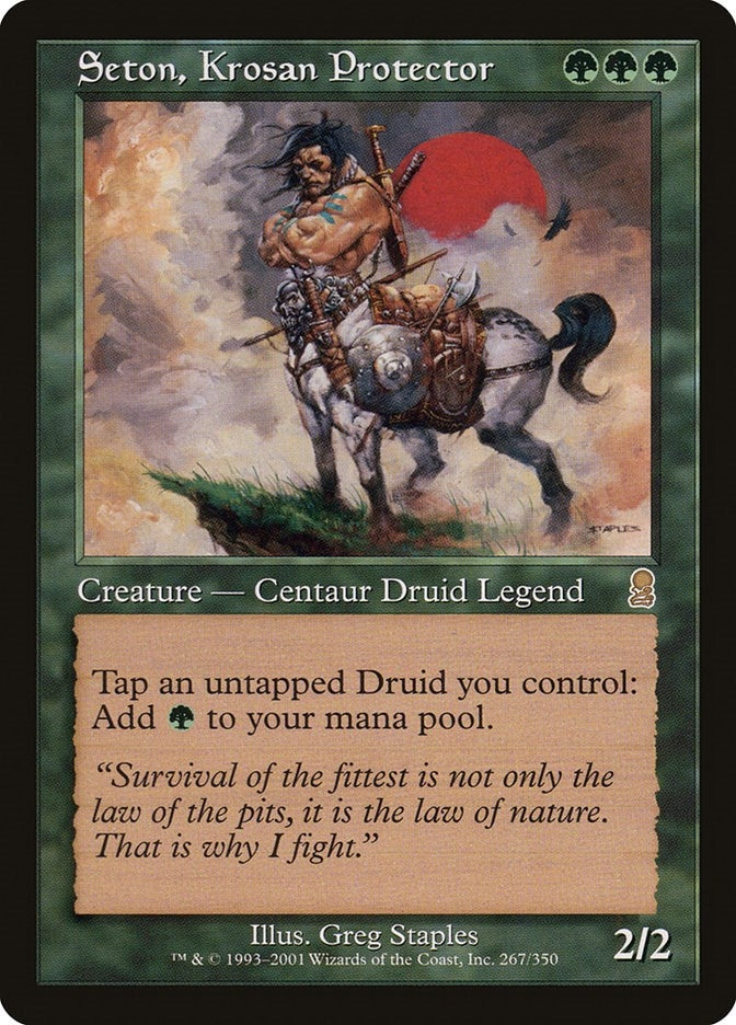 Image for Seton, Krosan Protector (267) [Odyssey] - Magic: The Gathering