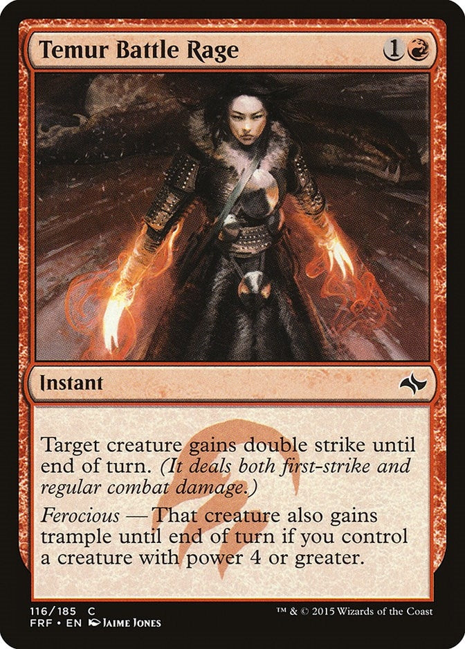Image for Temur Battle Rage (116) [Fate Reforged] - Magic: The Gathering