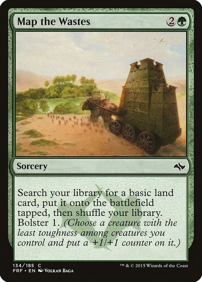 Image for Map the Wastes (134) [Fate Reforged] - Magic: The Gathering