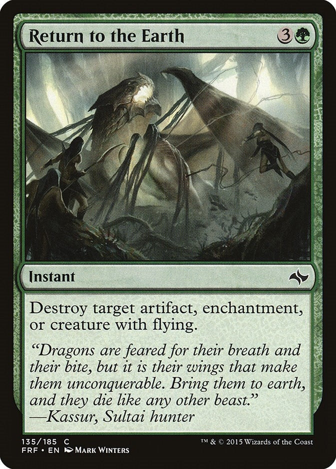 Image for Return to the Earth (135) [Fate Reforged] - Magic: The Gathering