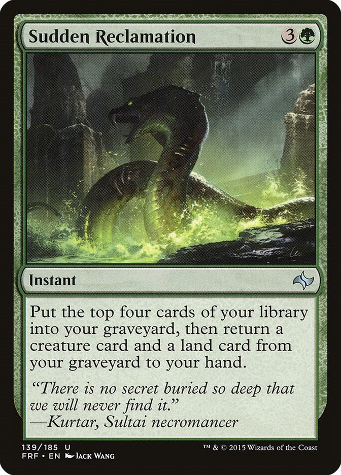 Image for Sudden Reclamation (139) [Fate Reforged] - Magic: The Gathering