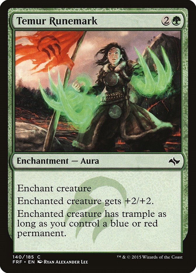 Image for Temur Runemark (140) [Fate Reforged] - Magic: The Gathering