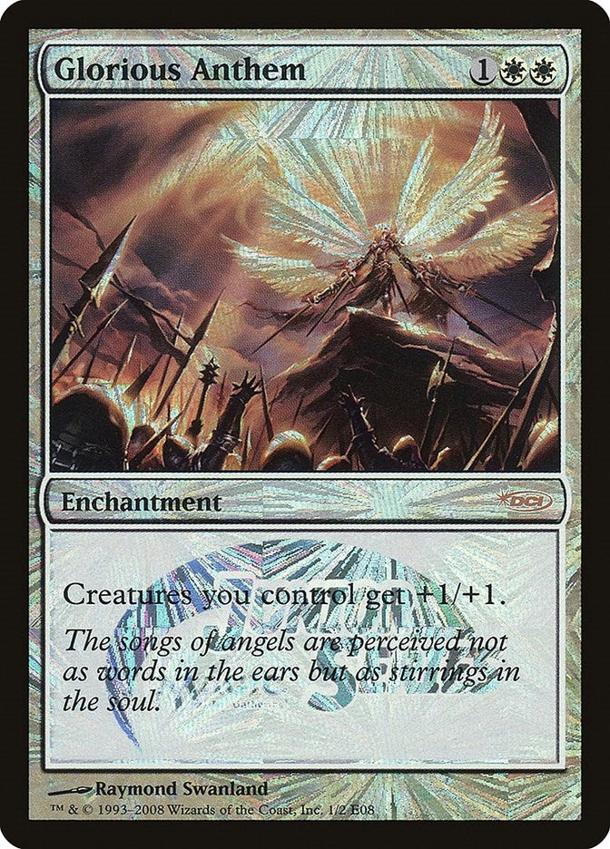 Image for Glorious Anthem (Junior Series Europe) (1) [Junior Series Promos] - Magic: The Gathering