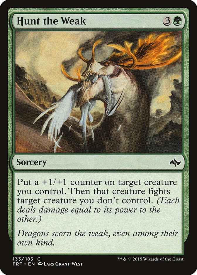 Image for Hunt the Weak (133) [Fate Reforged] - Magic: The Gathering