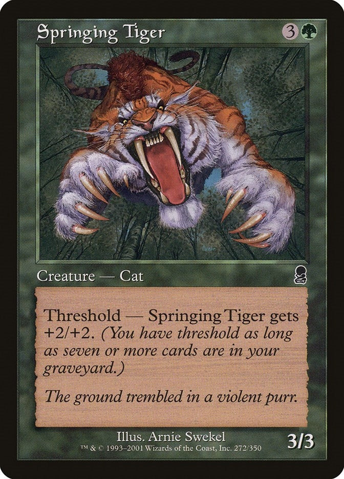 Image for Springing Tiger (272) [Odyssey] - Magic: The Gathering