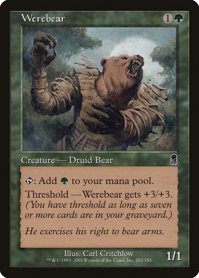Image for Werebear (282) [Odyssey] - Magic: The Gathering