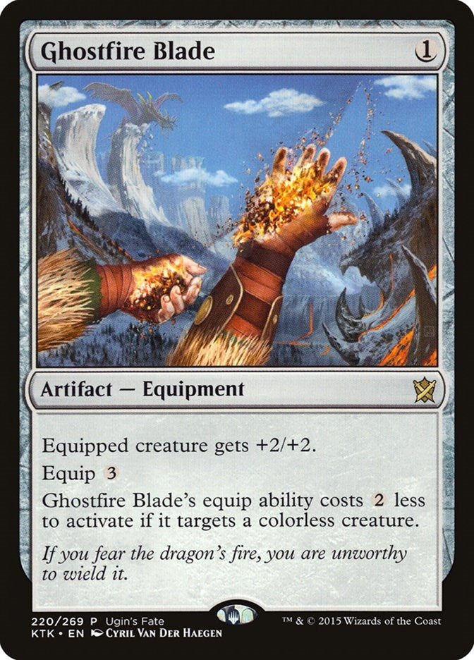 Image for Ghostfire Blade (220) [Ugin's Fate Promos] - Magic: The Gathering