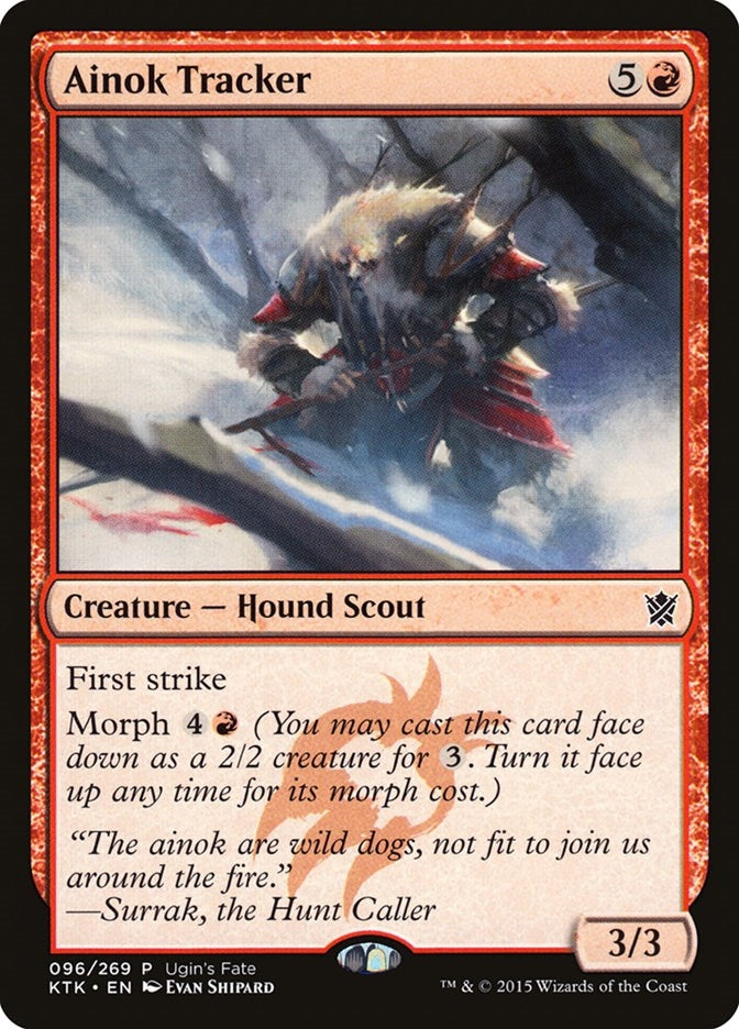 Image for Ainok Tracker (96) [Ugin's Fate Promos] - Magic: The Gathering