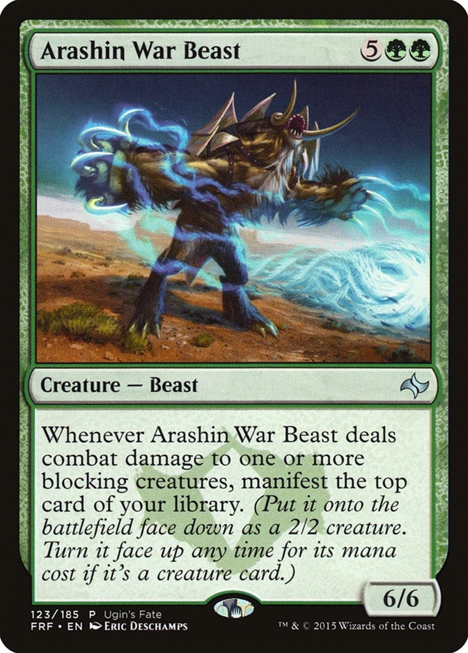 Image for Arashin War Beast (123) [Ugin's Fate Promos] - Magic: The Gathering