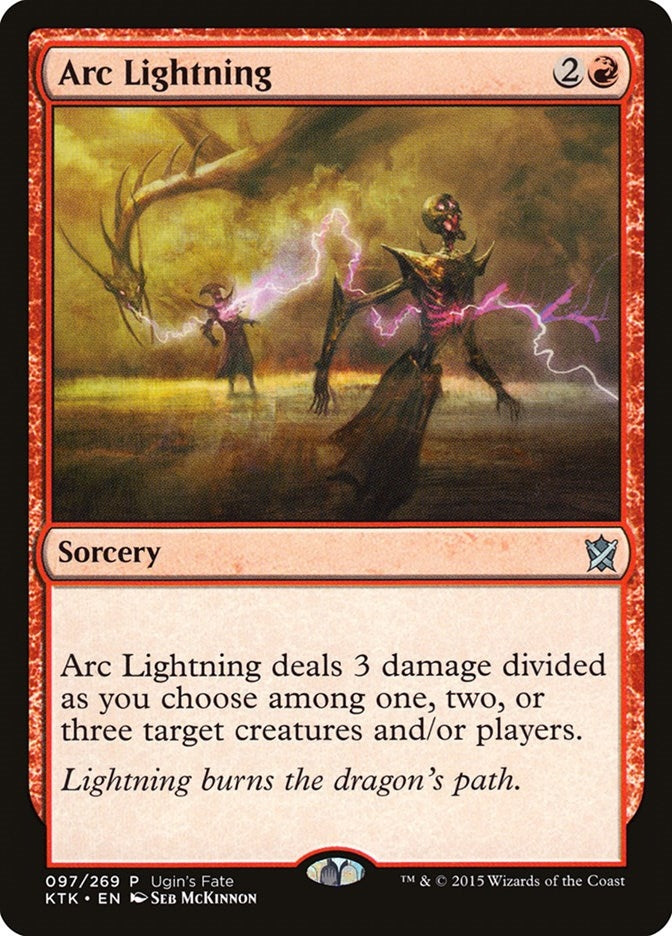 Image for Arc Lightning (97) [Ugin's Fate Promos] - Magic: The Gathering