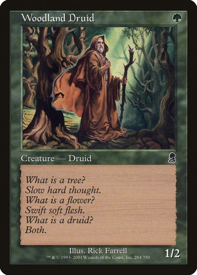 Image for Woodland Druid (284) [Odyssey] - Magic: The Gathering