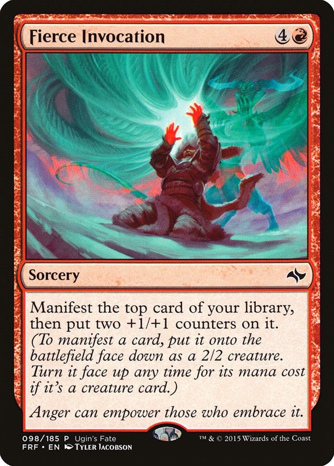 Image for Fierce Invocation (98) [Ugin's Fate Promos] - Magic: The Gathering
