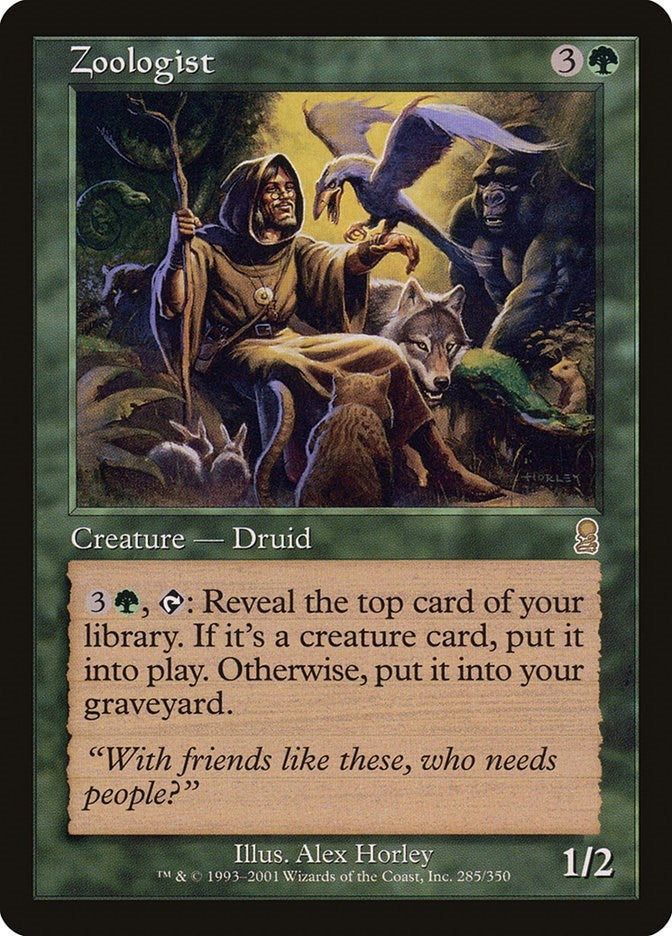Image for Zoologist (285) [Odyssey] - Magic: The Gathering