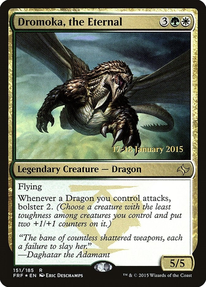 Image for Dromoka, the Eternal (151) [Prerelease Cards] - Magic: The Gathering