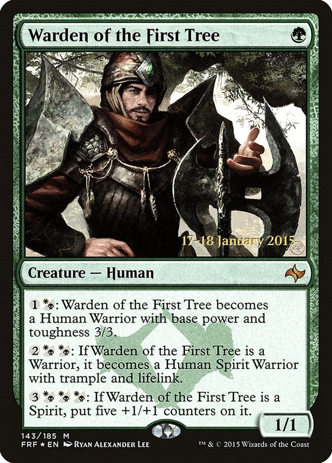 Image for Warden of the First Tree (143) [Prerelease Cards] - Magic: The Gathering