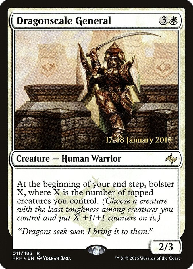 Image for Dragonscale General (11) [Prerelease Cards] - Magic: The Gathering