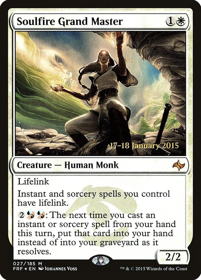 Image for Soulfire Grand Master (27) [Prerelease Cards] - Magic: The Gathering