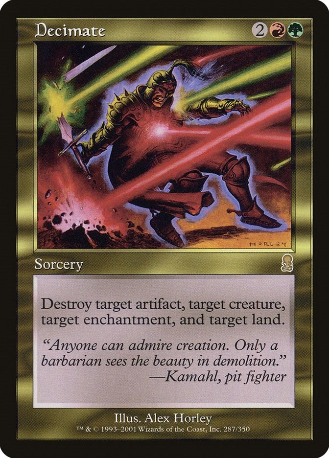 Image for Decimate (287) [Odyssey] - Magic: The Gathering