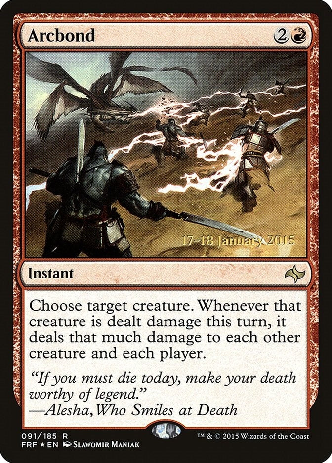 Image for Arcbond (91) [Prerelease Cards] - Magic: The Gathering