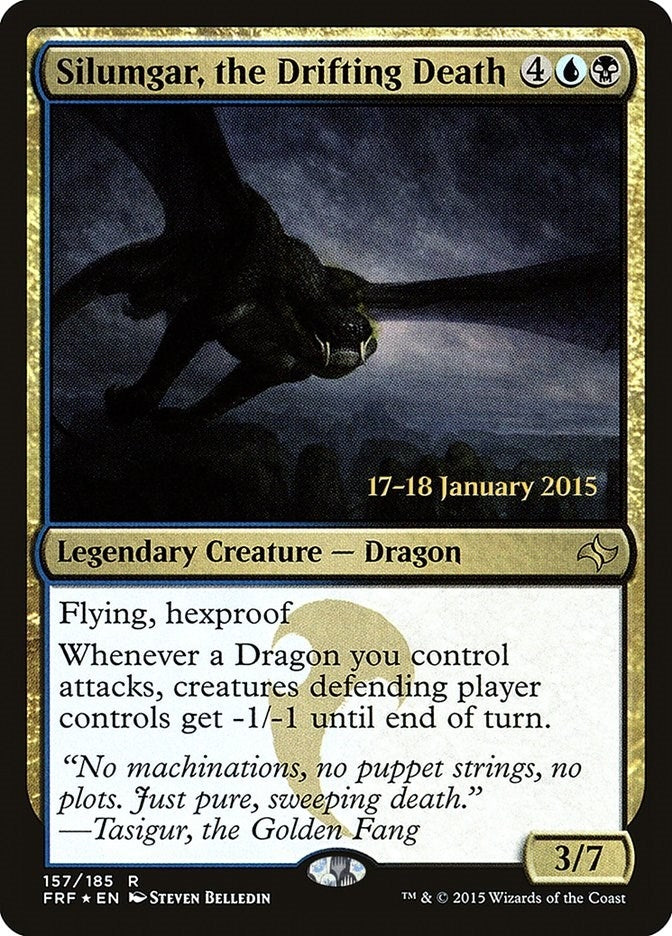 Image for Silumgar, the Drifting Death (157) [Prerelease Cards] - Magic: The Gathering