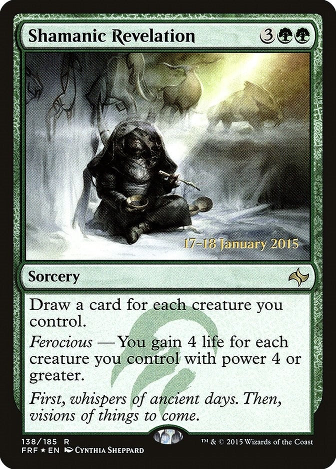 Image for Shamanic Revelation (138) [Prerelease Cards] - Magic: The Gathering
