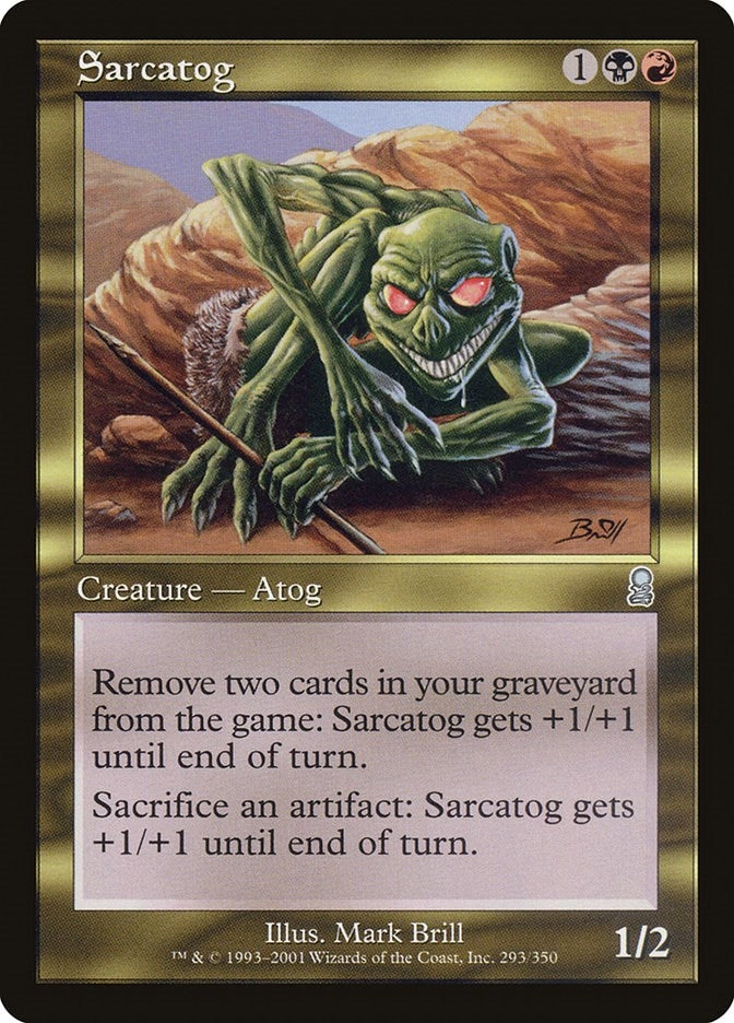 Image for Sarcatog (293) [Odyssey] - Magic: The Gathering