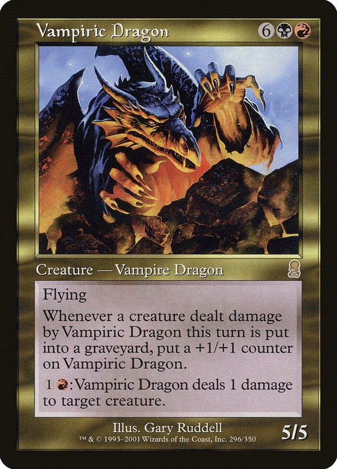 Image for Vampiric Dragon (296) [Odyssey] - Magic: The Gathering