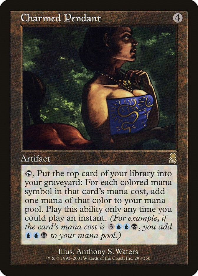 Image for Charmed Pendant (298) [Odyssey] - Magic: The Gathering