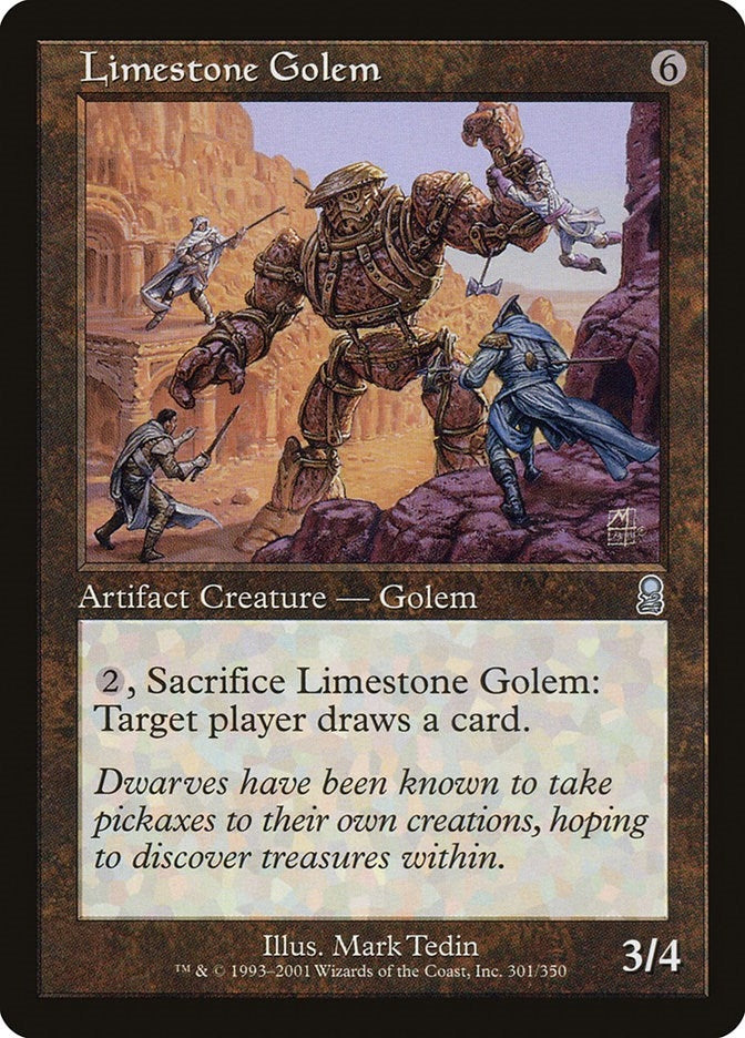 Image for Limestone Golem (301) [Odyssey] - Magic: The Gathering