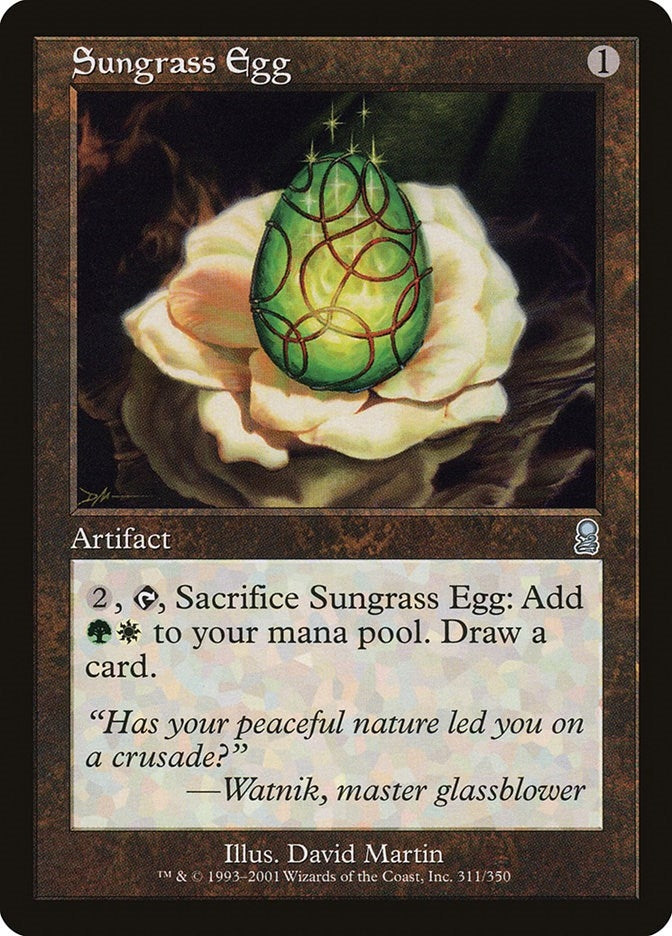 Image for Sungrass Egg (311) [Odyssey] - Magic: The Gathering
