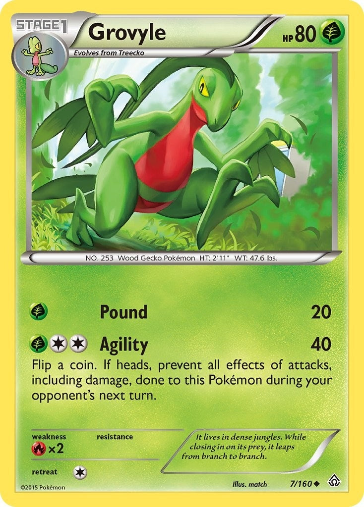 Image for Grovyle (7/160) [XY - Primal Clash] - Pokemon