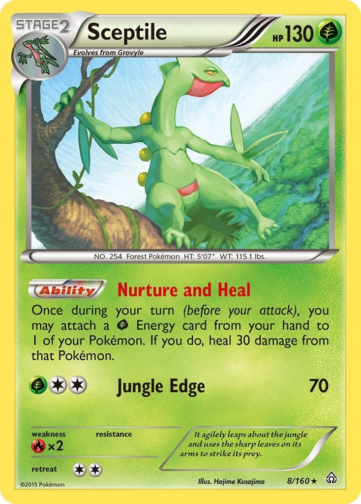 Image for Sceptile (8/160) [XY - Primal Clash] - Pokemon