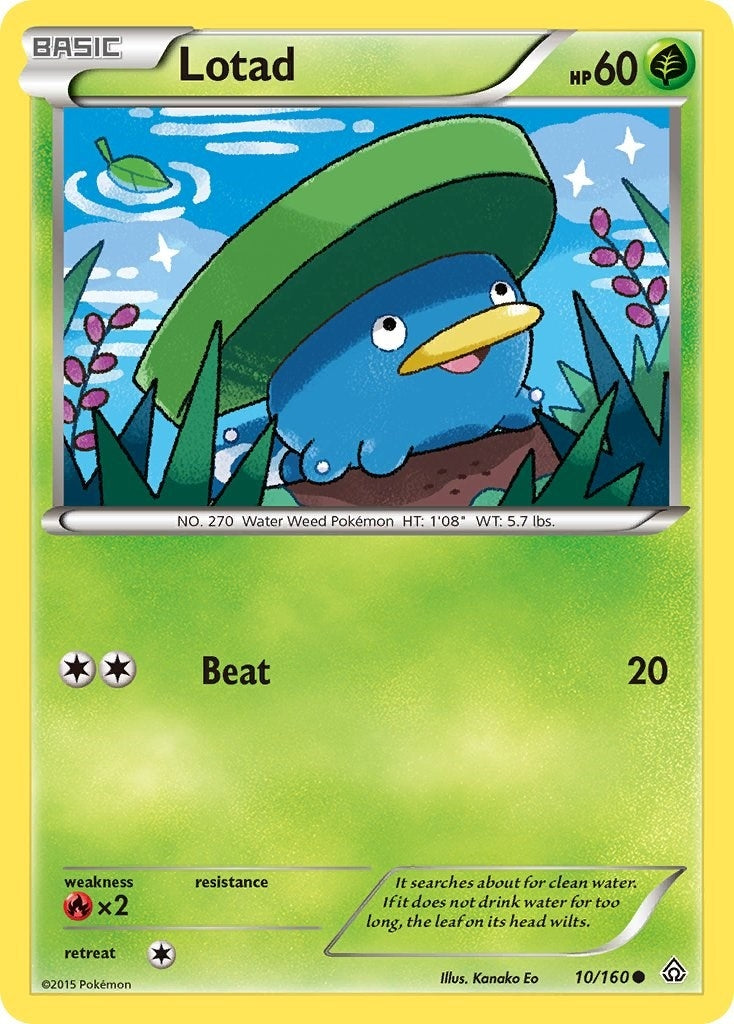 Image for Lotad (10/160) [XY - Primal Clash] - Pokemon