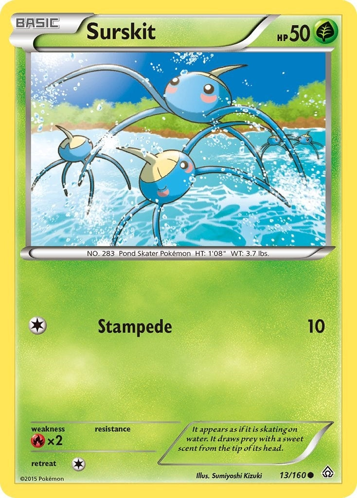 Image for Surskit (13/160) [XY - Primal Clash] - Pokemon