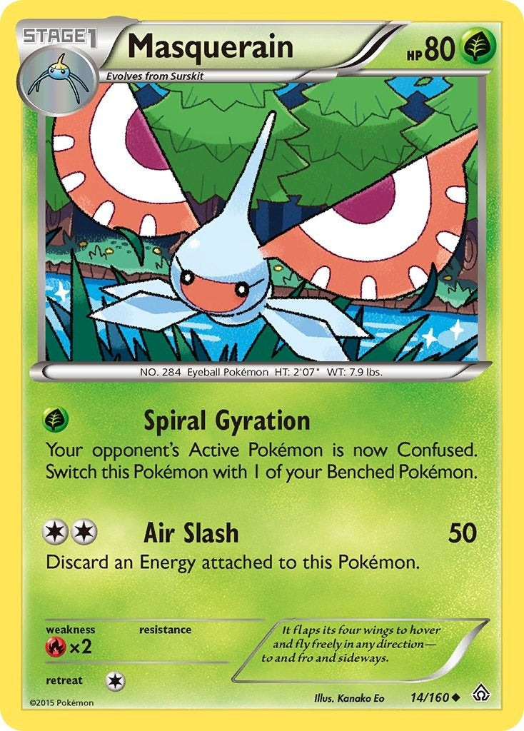 Image for Masquerain (14/160) [XY - Primal Clash] - Pokemon