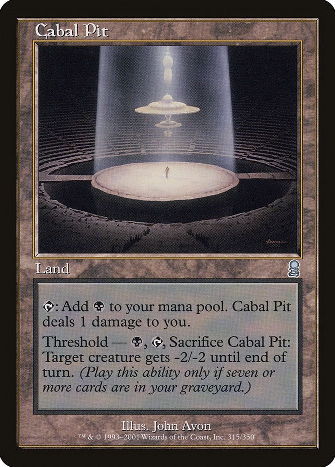 Image for Cabal Pit (315) [Odyssey] - Magic: The Gathering