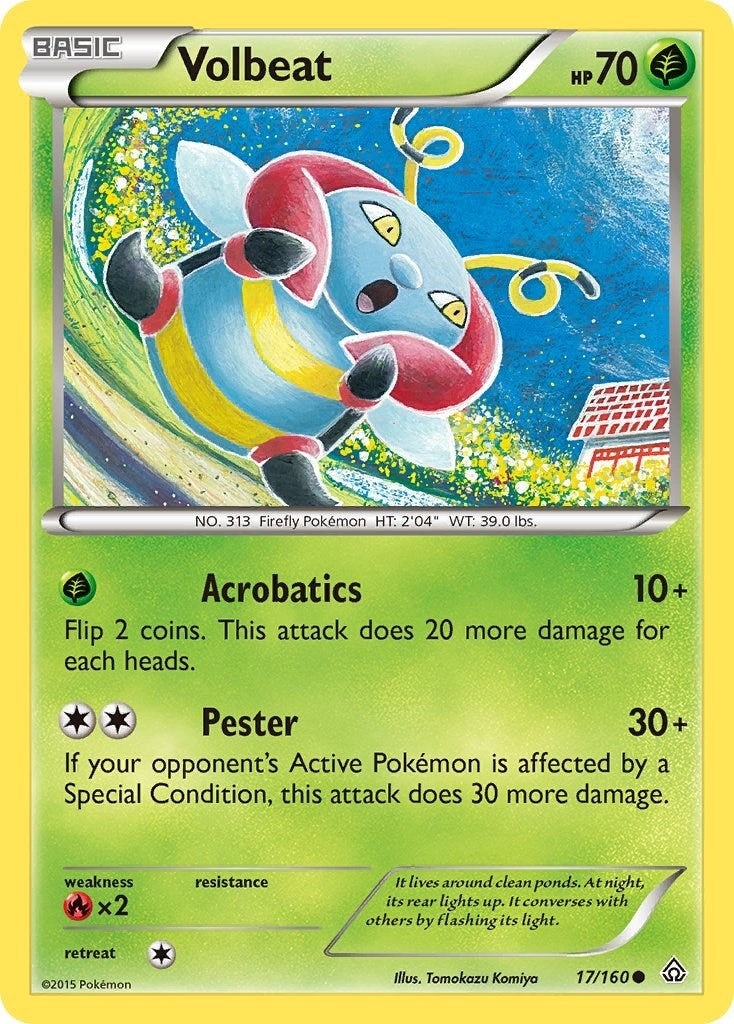 Image for Volbeat (17/160) [XY - Primal Clash] - Pokemon