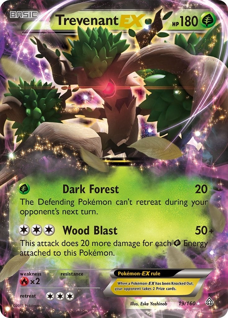 Image for Trevenant EX (19/160) [XY - Primal Clash] - Pokemon