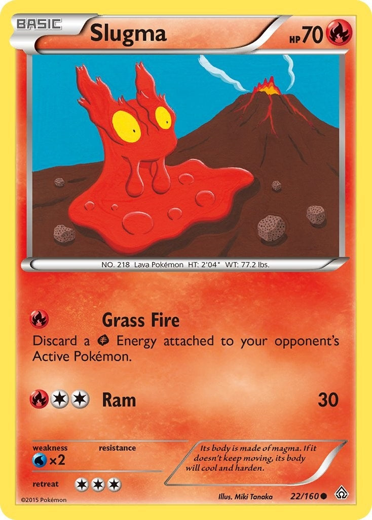 Image for Slugma (22/160) [XY - Primal Clash] - Pokemon