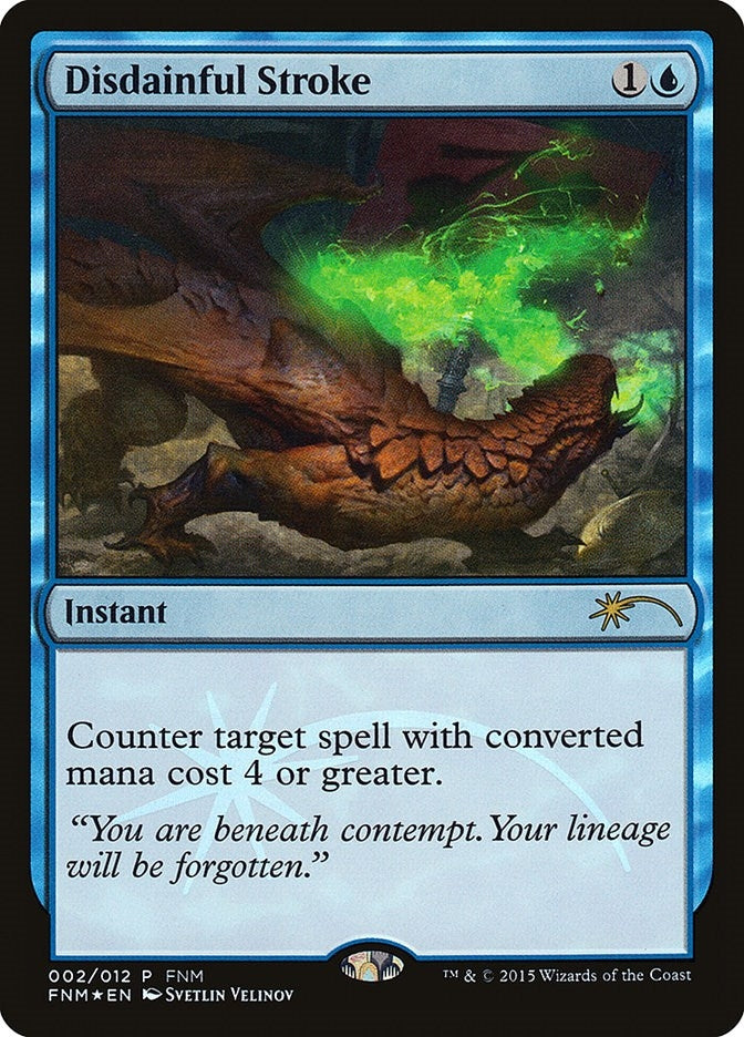 Image for Disdainful Stroke (2) [FNM Promos] - Magic: The Gathering