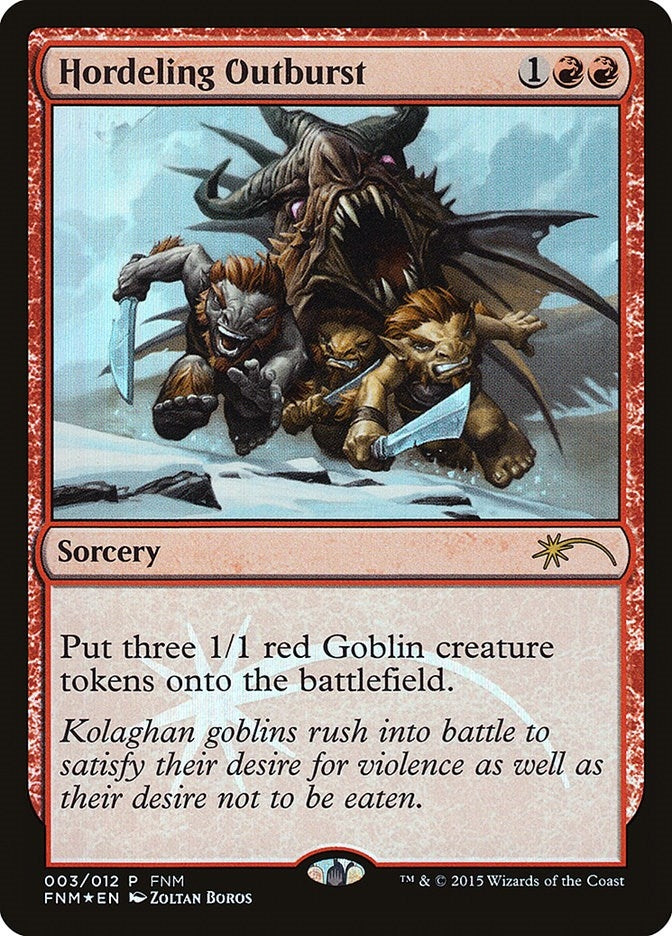 Image for Hordeling Outburst (3) [FNM Promos] - Magic: The Gathering