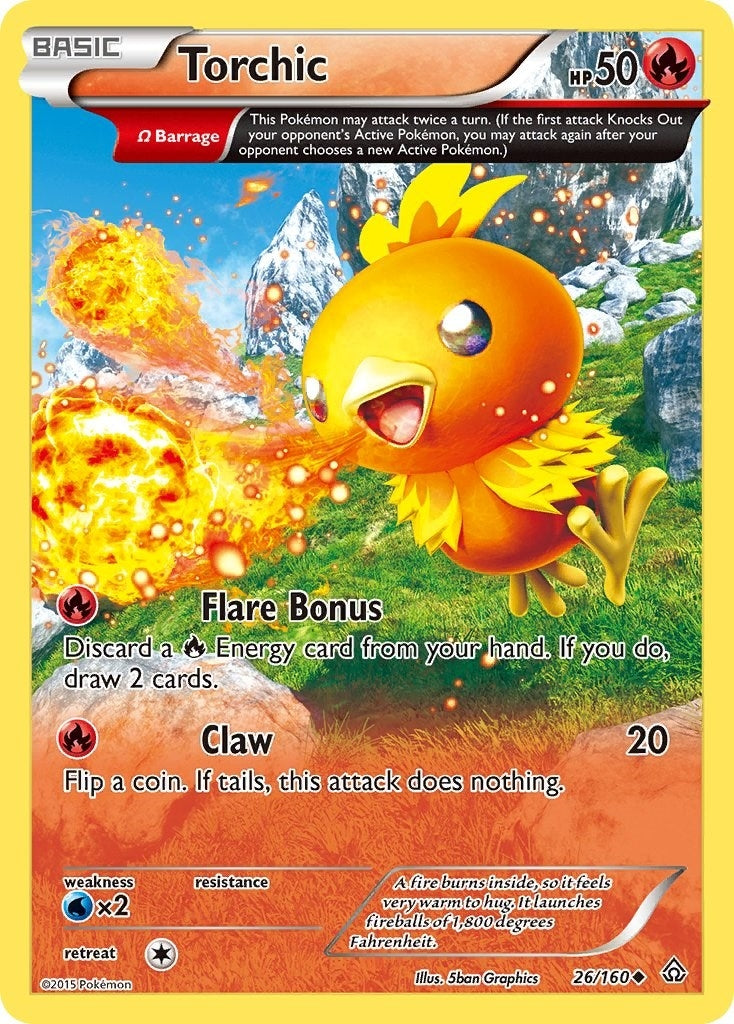 Image for Torchic (Omega) (26/160) [XY - Primal Clash] - Pokemon